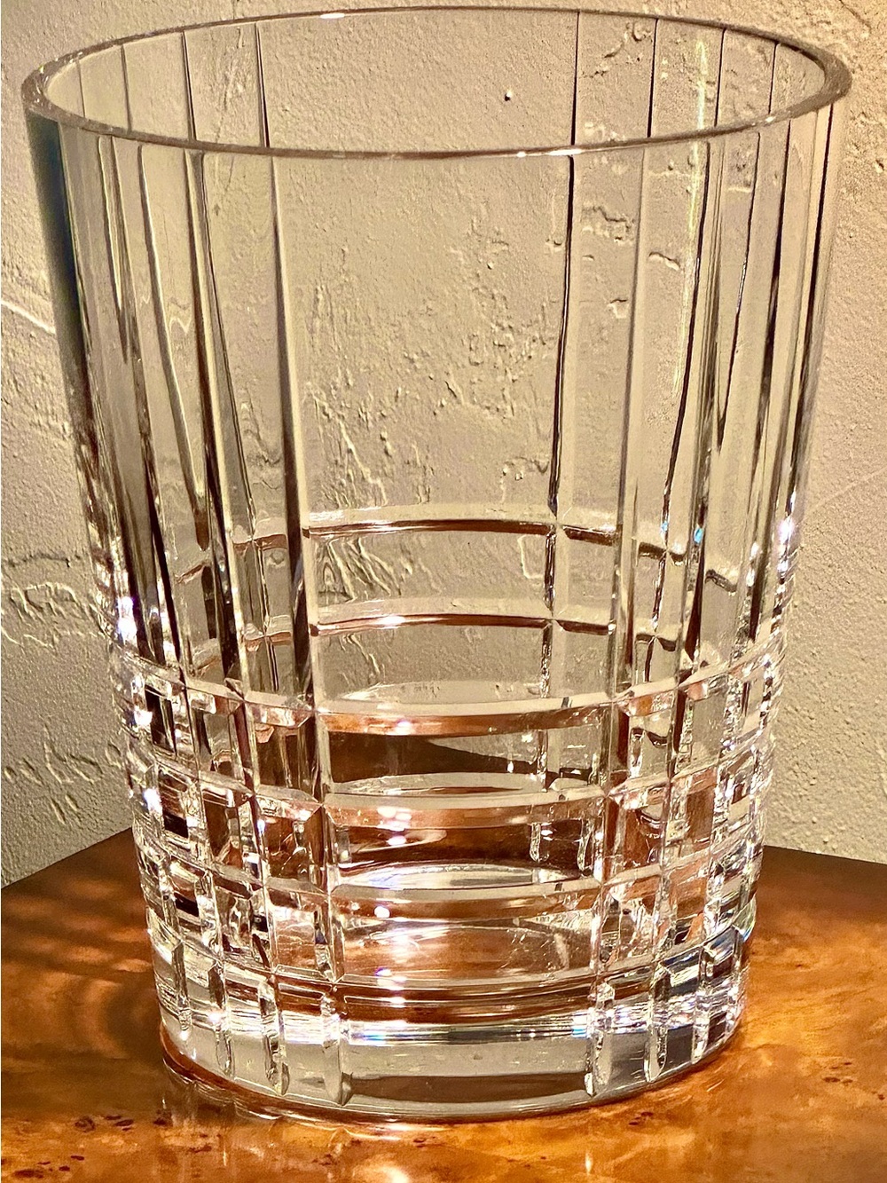 Tiffany & Co. Large Crystal Champagne Bucket - Plaid Pattern - - Picture 11 of 12